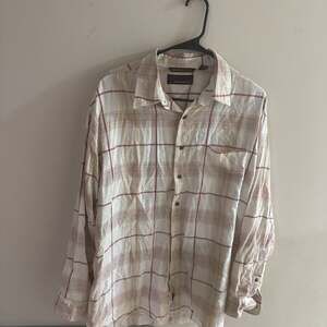 Greg Norman Men's Plaid Button-Up Shirt, Long Sleeve